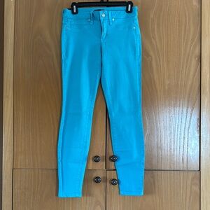 Bebe Blue Skinny Jeans Stretchy Denim